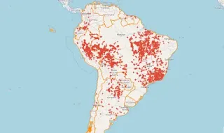 O mapa é da Tempo Brasilis.