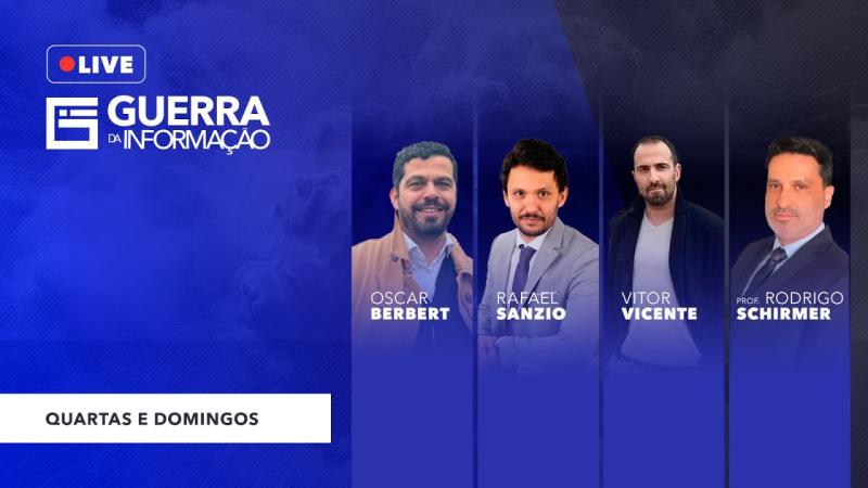 Às 16h, no Canal GUERRA DA INFORMAÇÃO 