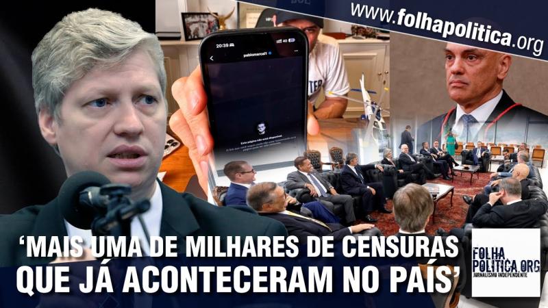 Van Hattem protesta contra censura a Marçal e convoca para protesto do dia 7 Este material é da Folha Política.