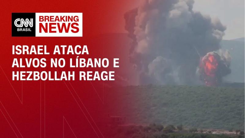 Veja como foi o maciço ataque de Israel ao Líbano e a resposta do Hezbollah O material é da CNN Brasil