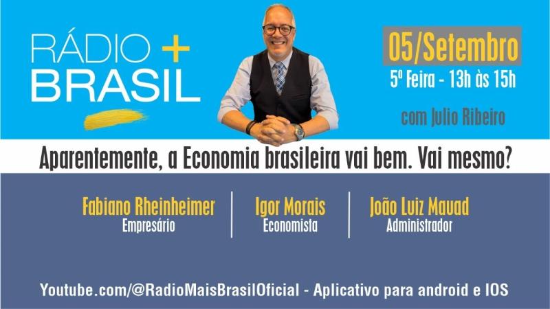 Dica do Políbio: +Brasil discute se a economia brasileira vai mesmo bem. Agora, ao vivo, até as 15h