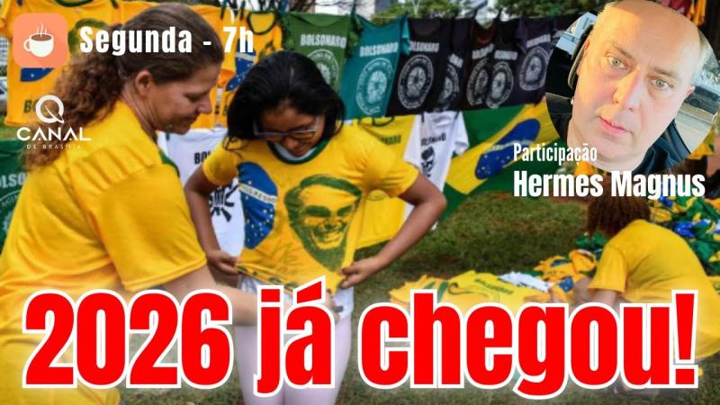 Dica da Maria: Amanhã, 7/10, às 7h no Canal de Brasília sob o comando de Alfredo Bessow: 2026 já chegou egou 