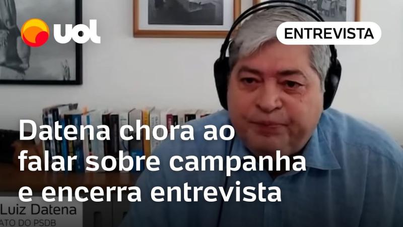 Dica do Políbio: Datena chora emsabatina no UOL, joga a toalha e se desperança com a 